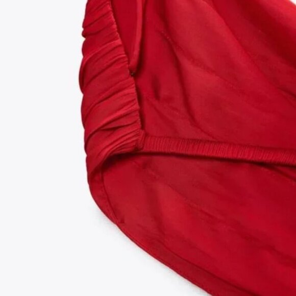 ZARA WOMEN DRAPED CROP TOP SIZE XL  6929/203/600 - Picture 7 of 7